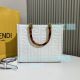 Replica Fendi White Textured Sunshine Small Tote Bag (2)_th.jpg